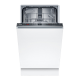 BOSCH Lavavajillas integrable 45 cm  SPV2HKX42E. 9 cubiertos, Integrable, Clase E